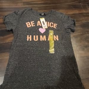 Be a nice human t-shirt